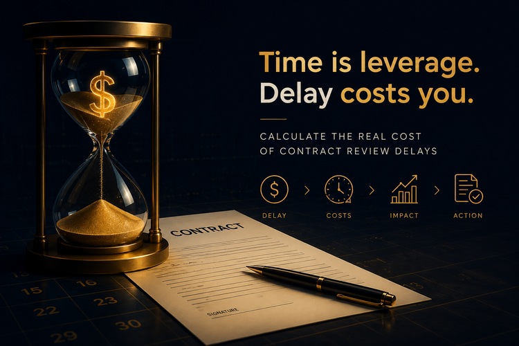 The real cost of contract review delays (and how to calculate yours)